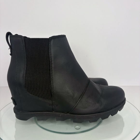Sorel Shoes - Sorel Joan Of Arctic II Black Wedge Bootie Boot Size 10.5